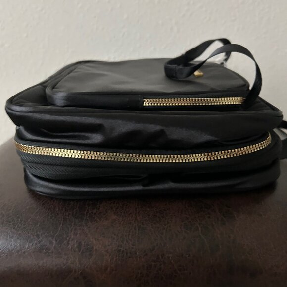 Joy Clean And Chic Expandable Toiletry Case BLACK Satin Finish NWT - Picture 5 of 14